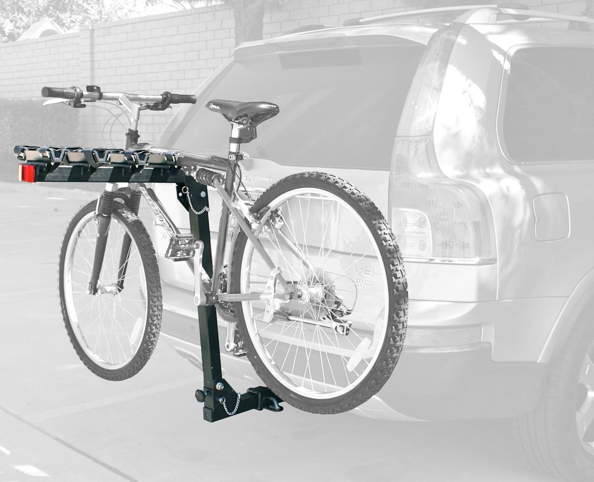 Black 4-Bike Hitch Mount Bike Rack D2783