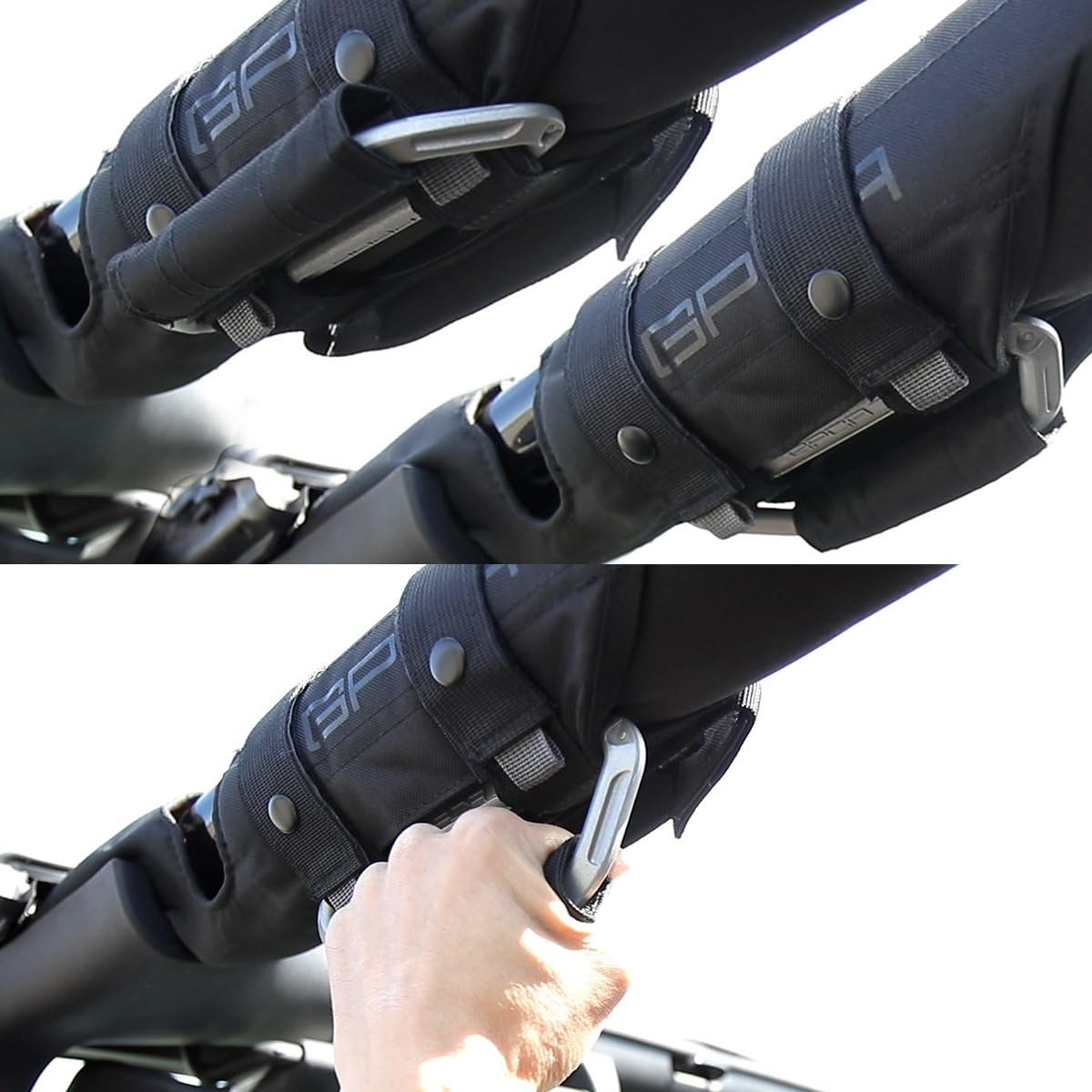 Army Green Grab Handle Pair E85621