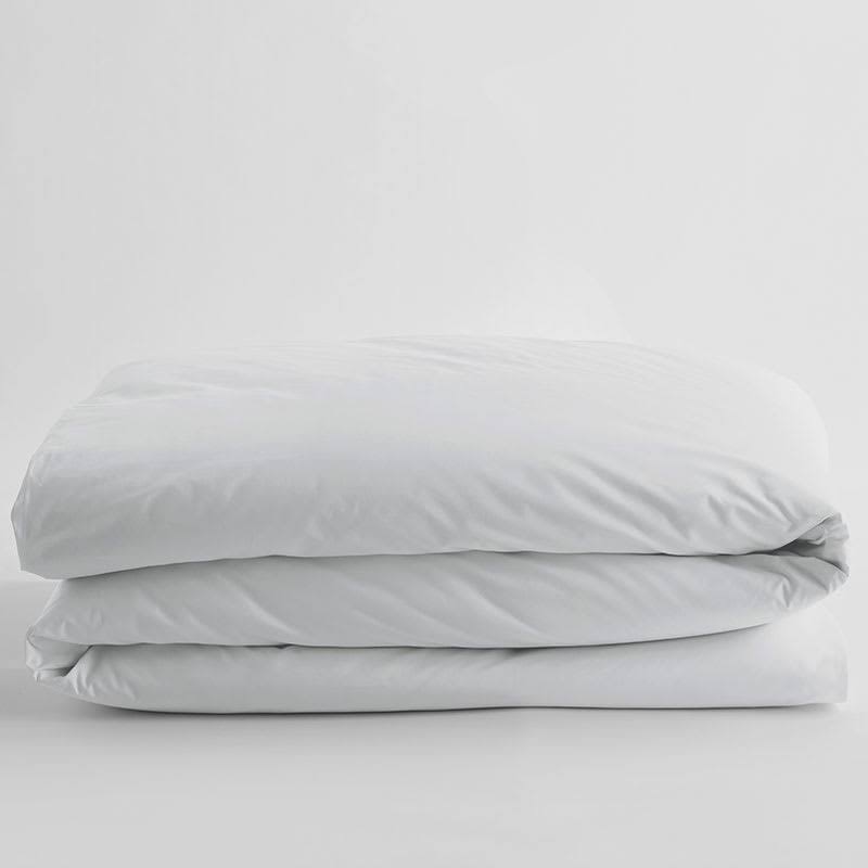 Twin Blue Supima Cotton Percale Duvet Cover N9513