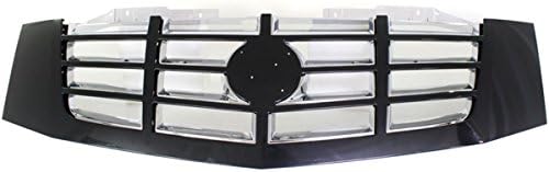 Front Grill Grille Assembly Black Shell with Chrome Insert M133