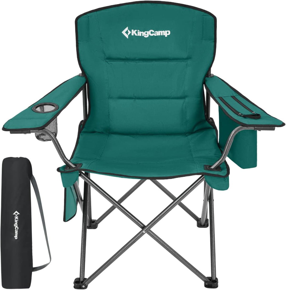2 Pack Heavy Duty Oversized Folding Camping Chairs W75125
