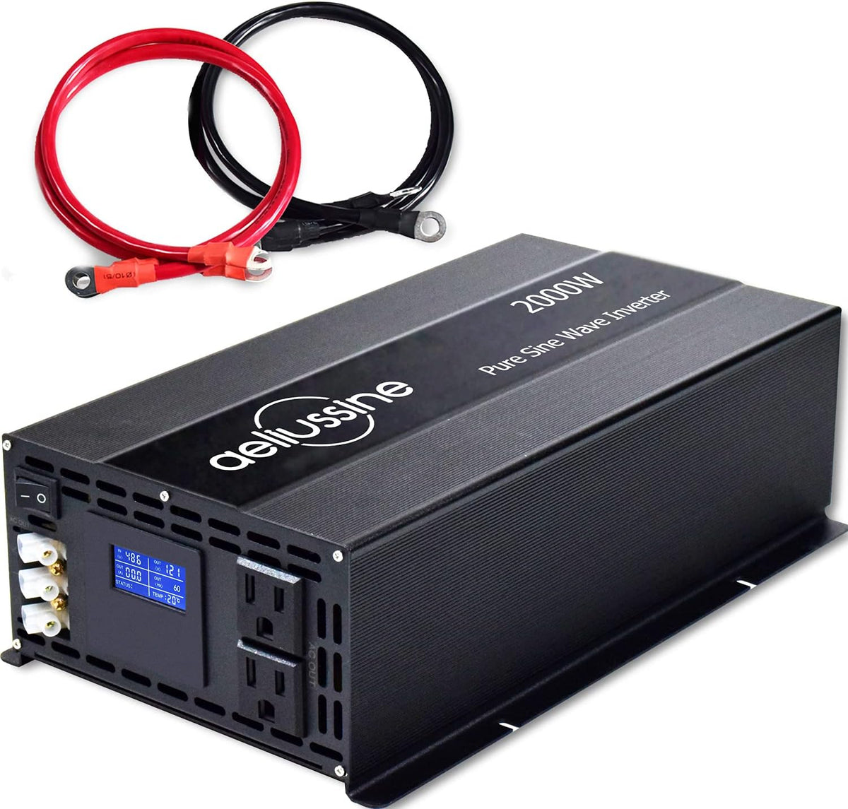 2000 watt Pure Sine Wave Power Inverter 24v dc to ac 110v 120v V228