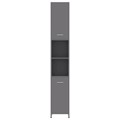 Gray Linen Cabinet R59978
