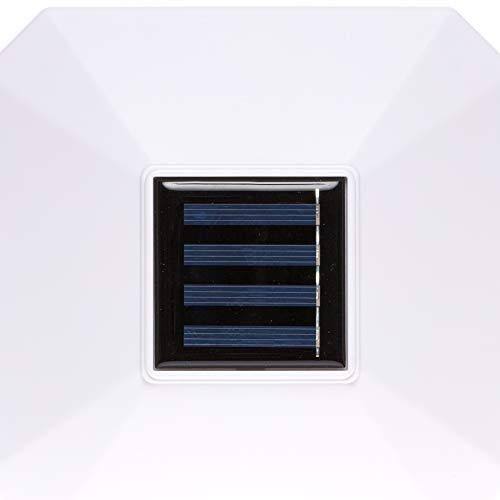 6 Pack White Solar Powered Post Cap Light X766646