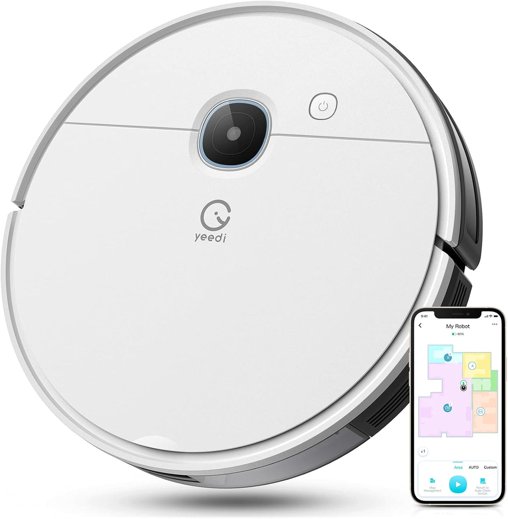 Robot Vacuum with Self-Empty Station, 3000Pa Suction, Smart Visual Mapping X7406