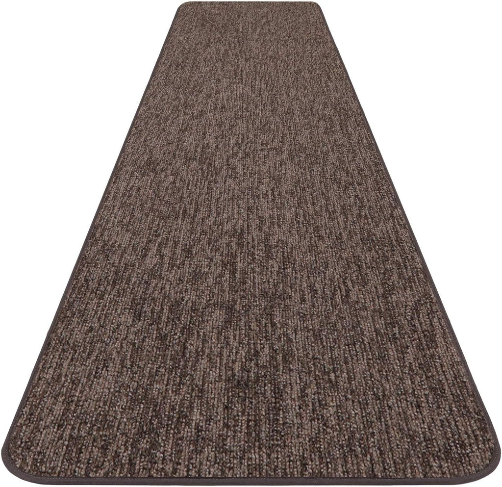 Skid-Resistant Carpet Runner Pebble Gray 8 Feet X 27 Inches R233