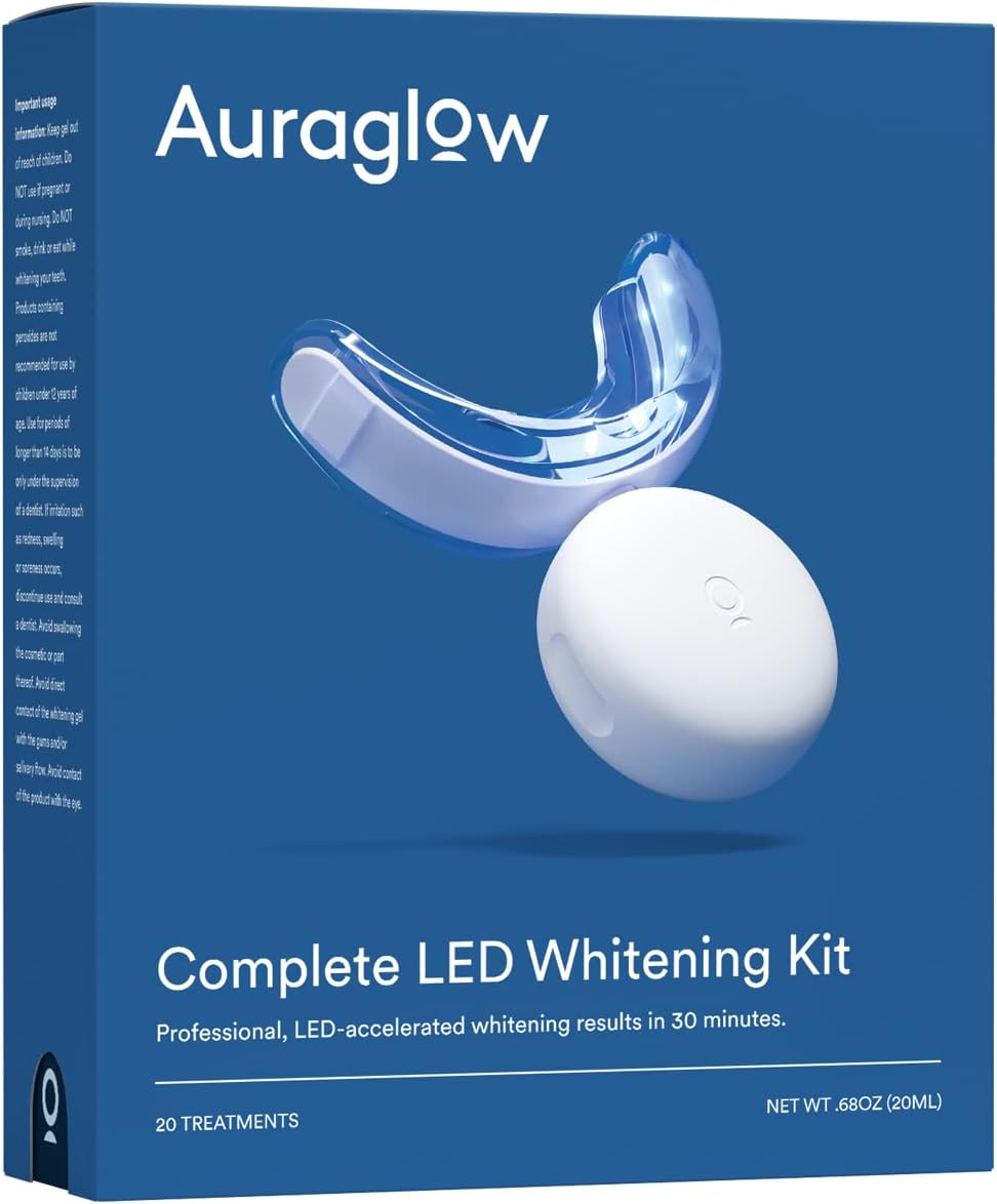 Teeth Whitening Kit with LED Light, 35% Carbamide Peroxide O919