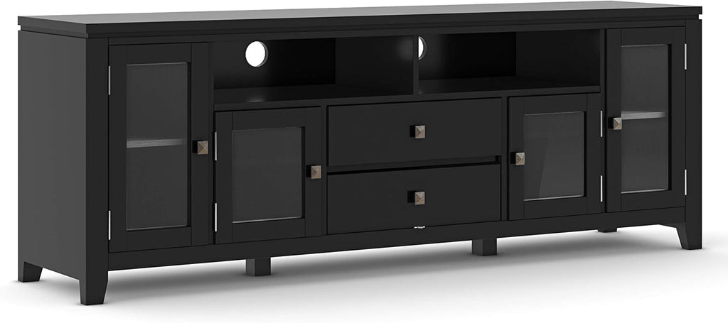 72 inch Wide Solid Wood TV Media Stand Y6853