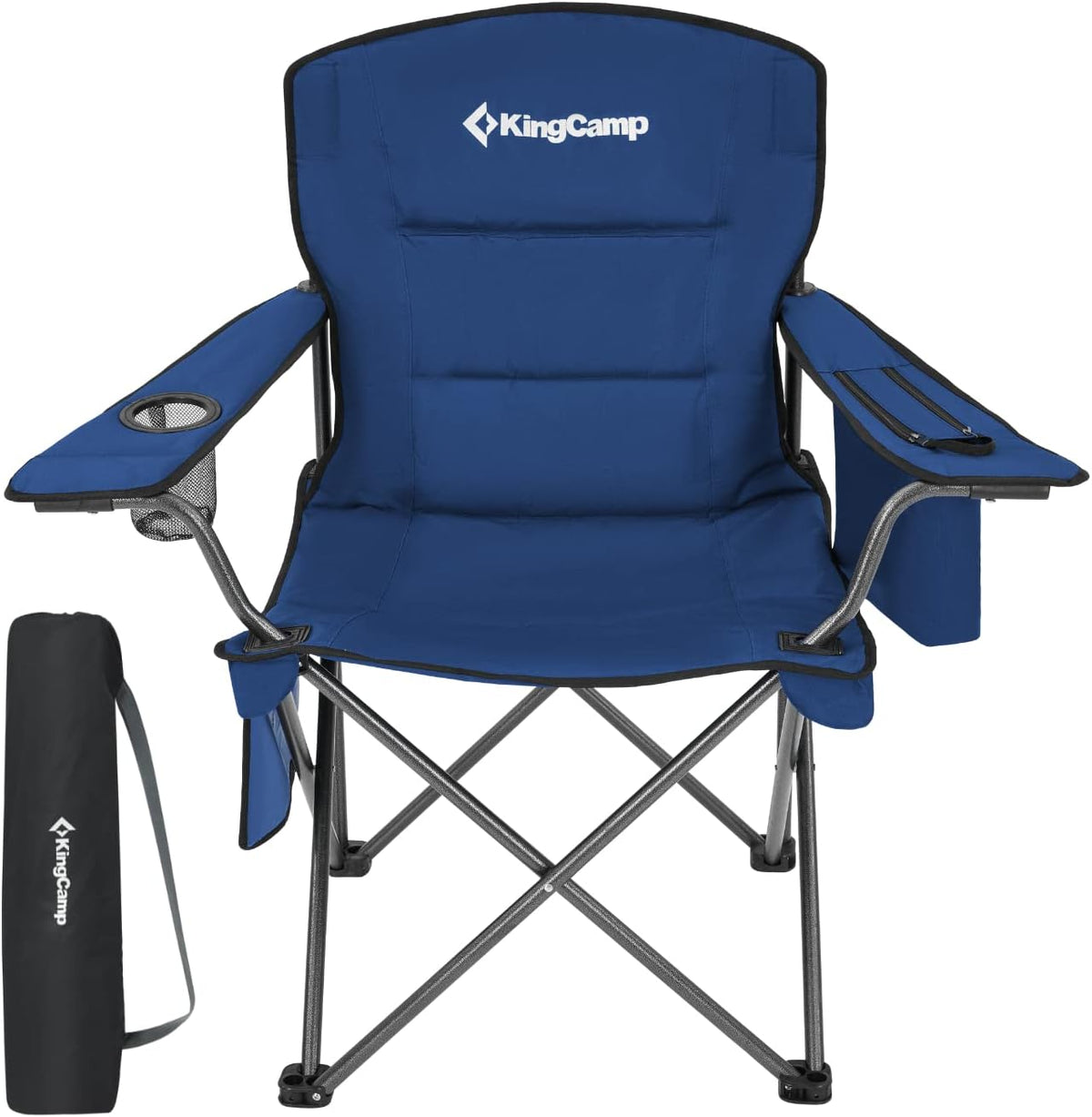 2 Pack Heavy Duty Oversized Folding Camping Chairs W75125
