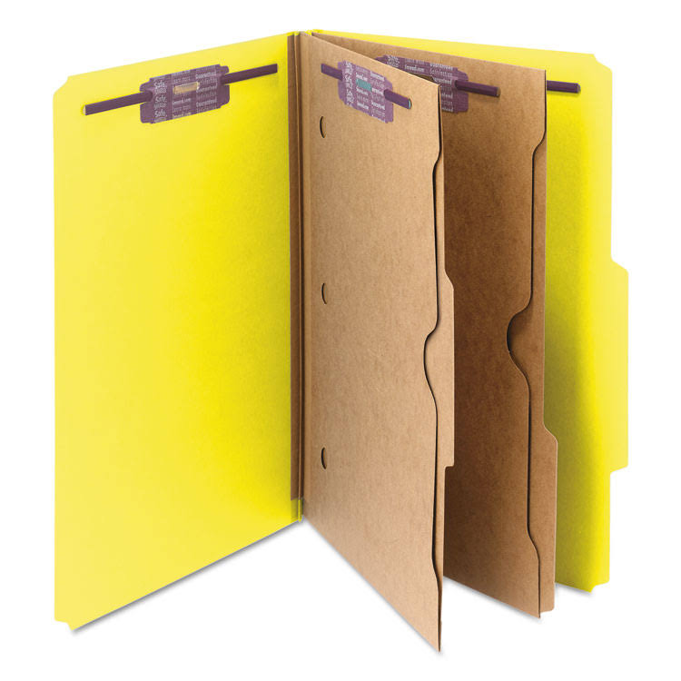 Pressboard Classification Folders with 2 Pocket Dividers M995