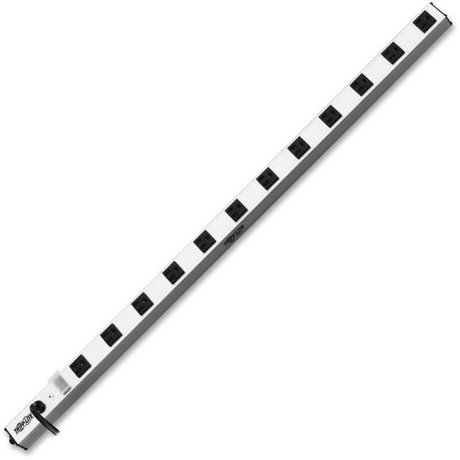 120V 12 Outlet Vertical Metal Power Strip S665224