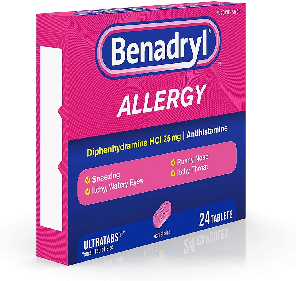 Antihistamine Cold & Allergy Relief Tablets, 24 Ct T8538