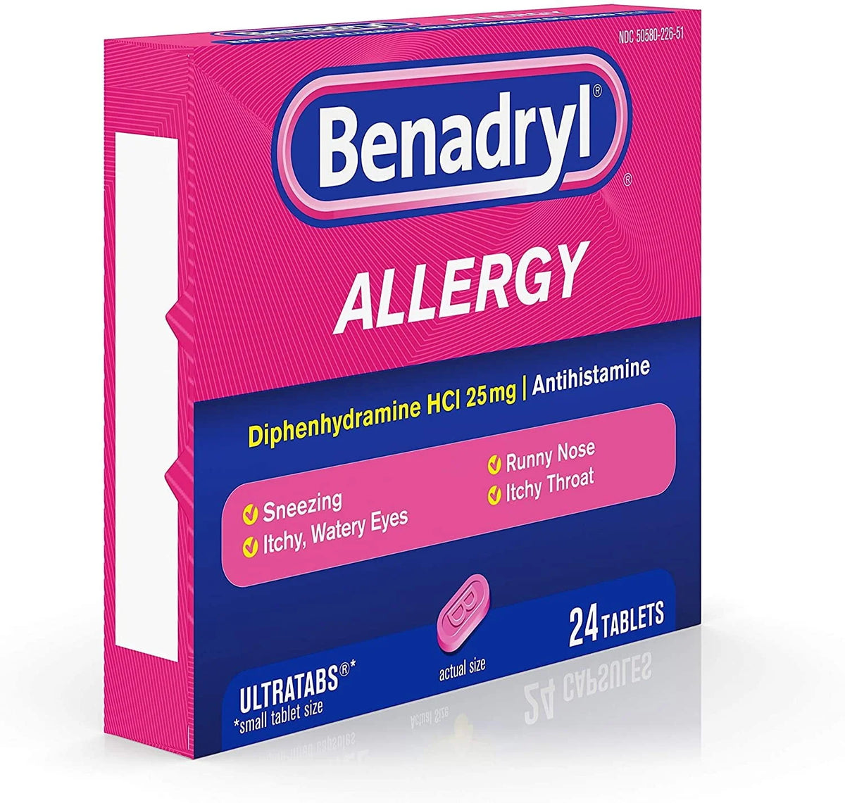 Antihistamine Cold & Allergy Relief Tablets, 24 Ct T8538