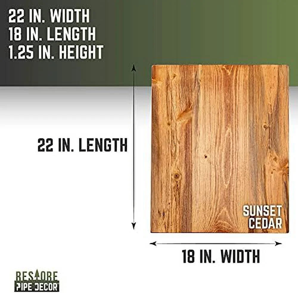 Solid Wood End Table 22 in. x 18 in. x 1.25 in. C82663