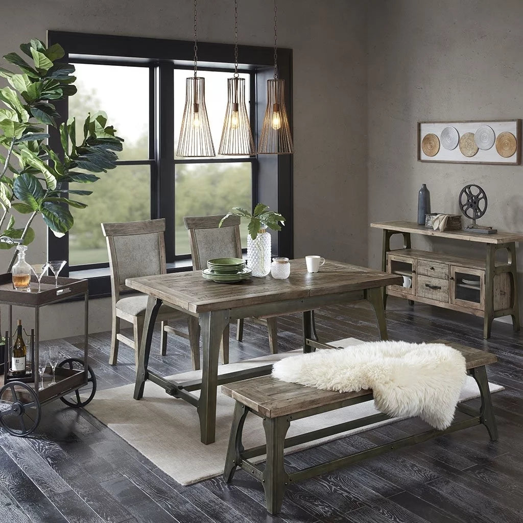 Grey Extension Dining Table V172