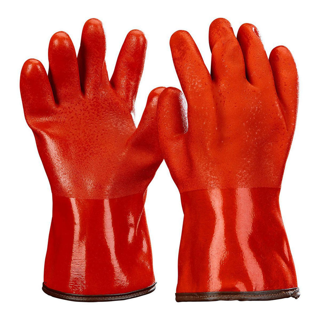 PVC-Coated Safety Orange Gloves X81042