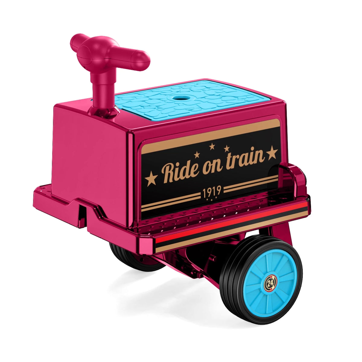 12 Volt 2 Seater Kids Ride on Train with Storage Box E859