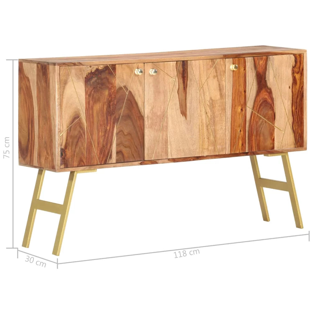 Solid Sheesham Wood Sideboard X813