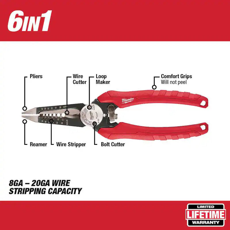 5-Piece Electrician's Pliers Hand Tool Set U718