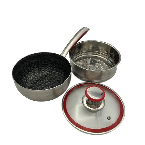 18cm Sauce Pan with Glass Lid M6685