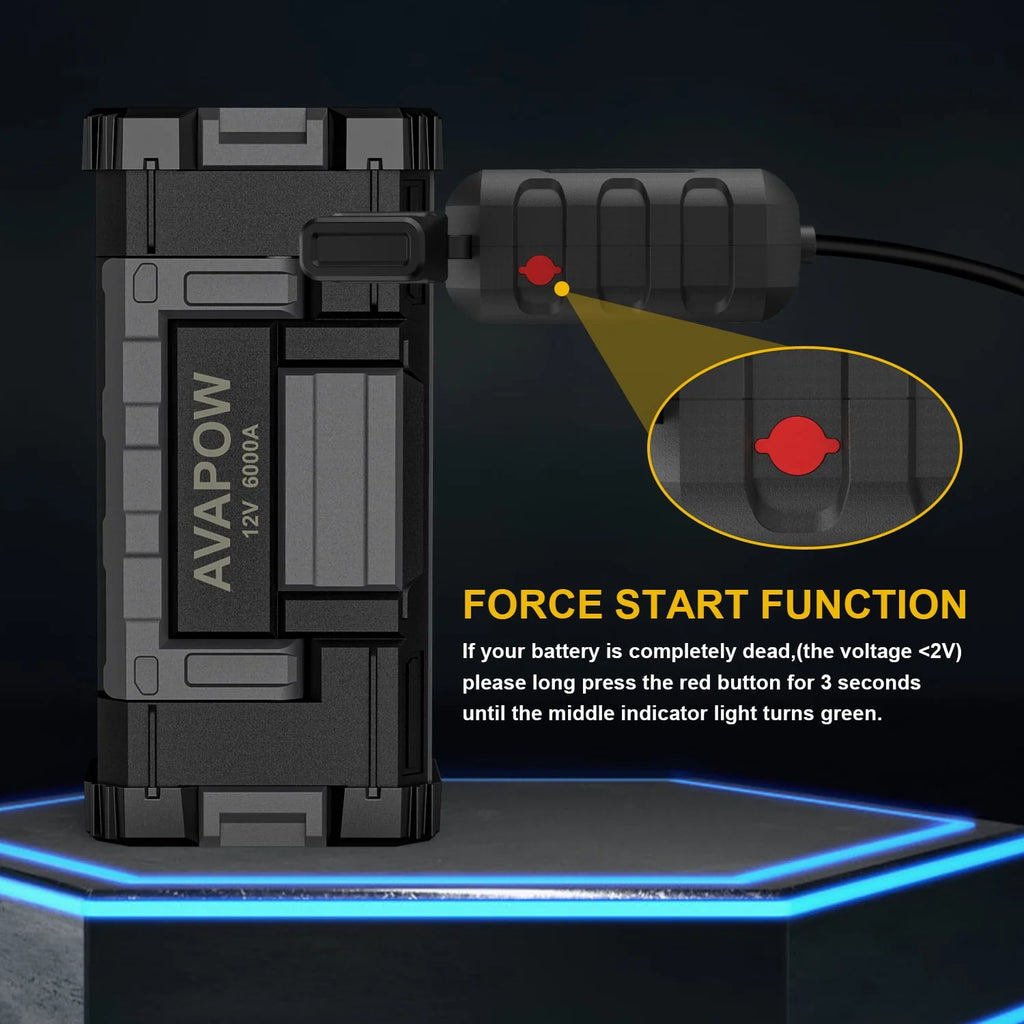 6000A Car Battery Jump Starter M43693