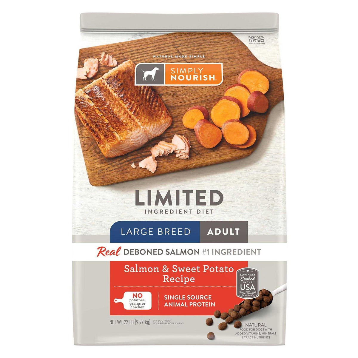 Limited Ingredient Diet Large Breed Adult Dry Dog Food F7458