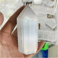 Natural Selenite Crystal Point Wand 6-7cm U3379