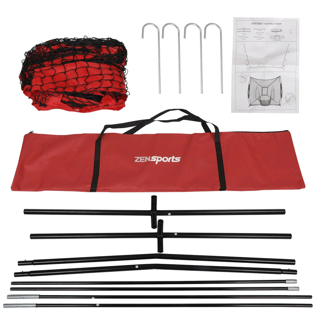 7 x 7' Baseball Softball Practice Net with Bag P35050