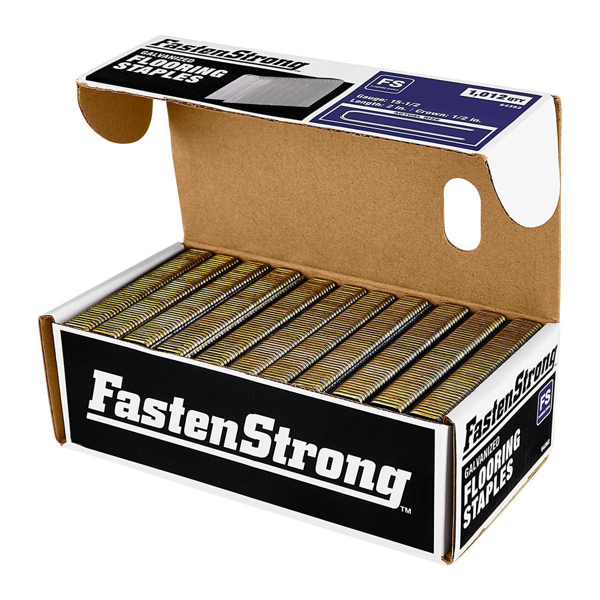 15-1/2 GA Flooring Staples, 1012 Piece I299719