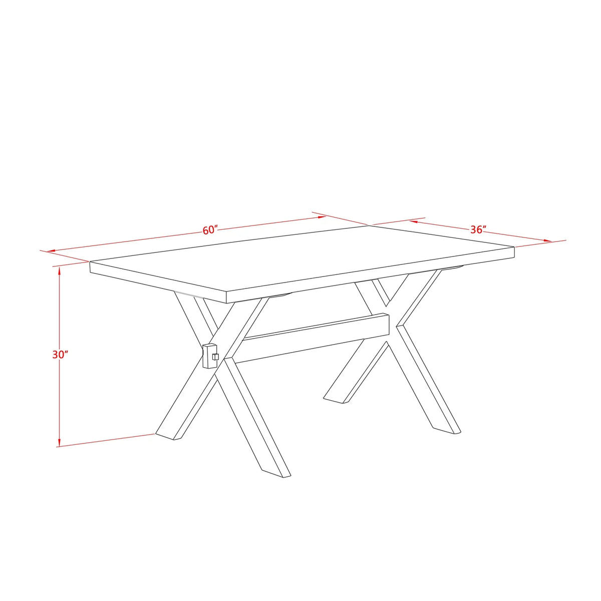 6 Pc Dining Room Table Set with Bench R257089