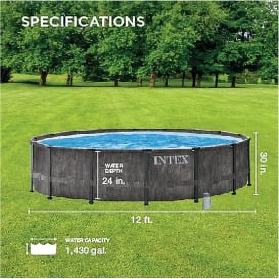 Round Above Ground Swimming Pool I6186