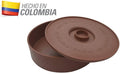 8 Traditional Brown Terracotta Microwave Safe Tortilla Warmer U756