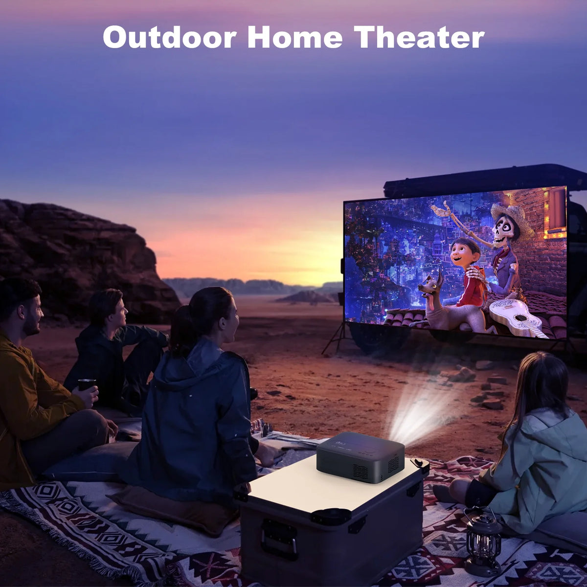 5G WiFi Bluetooth Native 1080P LCD Projector B386