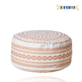 Round Pouf Ottoman Cover T933282