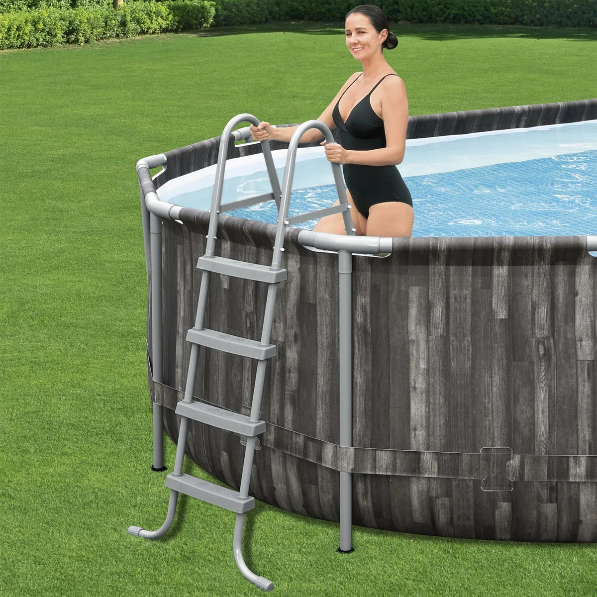 16x10x3.5 Foot Above Ground Swimming Pool Set with Pump V20558
