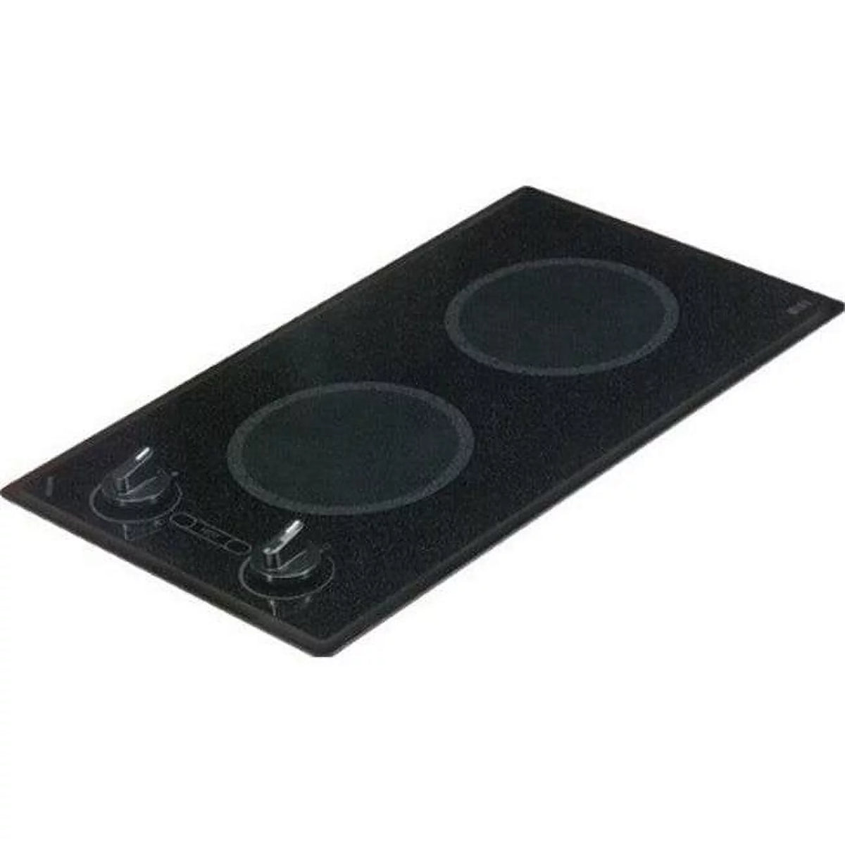 2-burner Black Cooktop M337