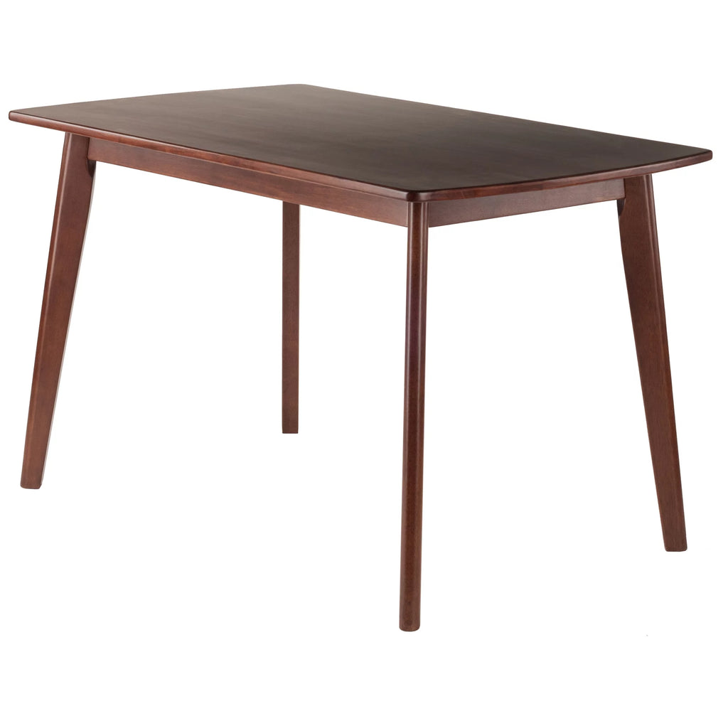 Oblong Walnut Finish Dining Table H872