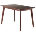 Oblong Walnut Finish Dining Table H872