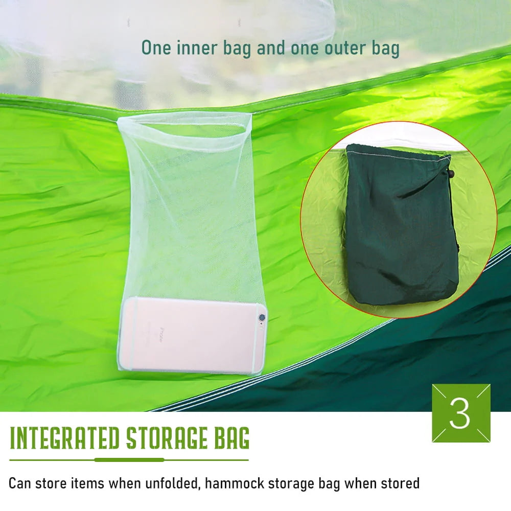 Camping Hammock with Mosquito Net 210T Nylon A17269