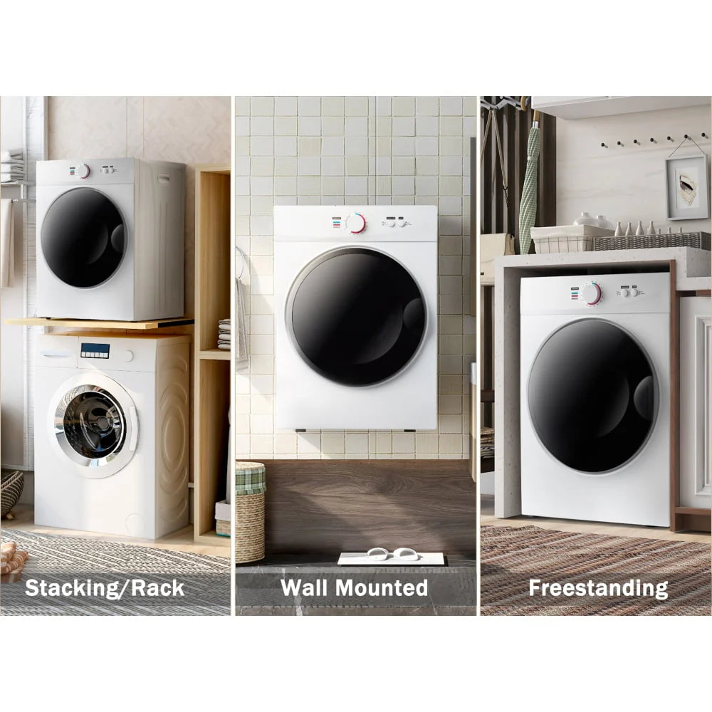 Portable Stainless Steel Laundry Dryer with 5 Modes W203