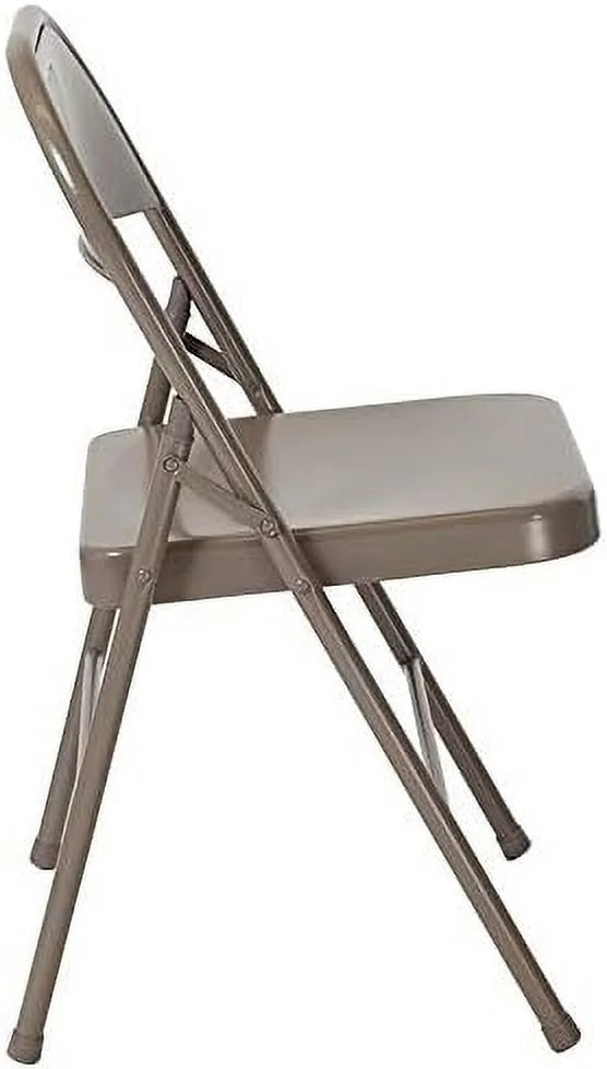 10 Pack Gray Metal Folding Chair D45796