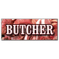 Butcher Banner Sign N978