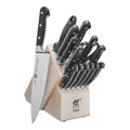 16 Pc Knife Set with Rubberwood Block U552