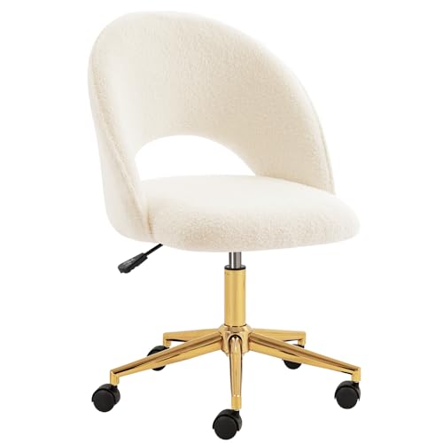 Faux Leather Upholstered Armless Desk Chair X993641