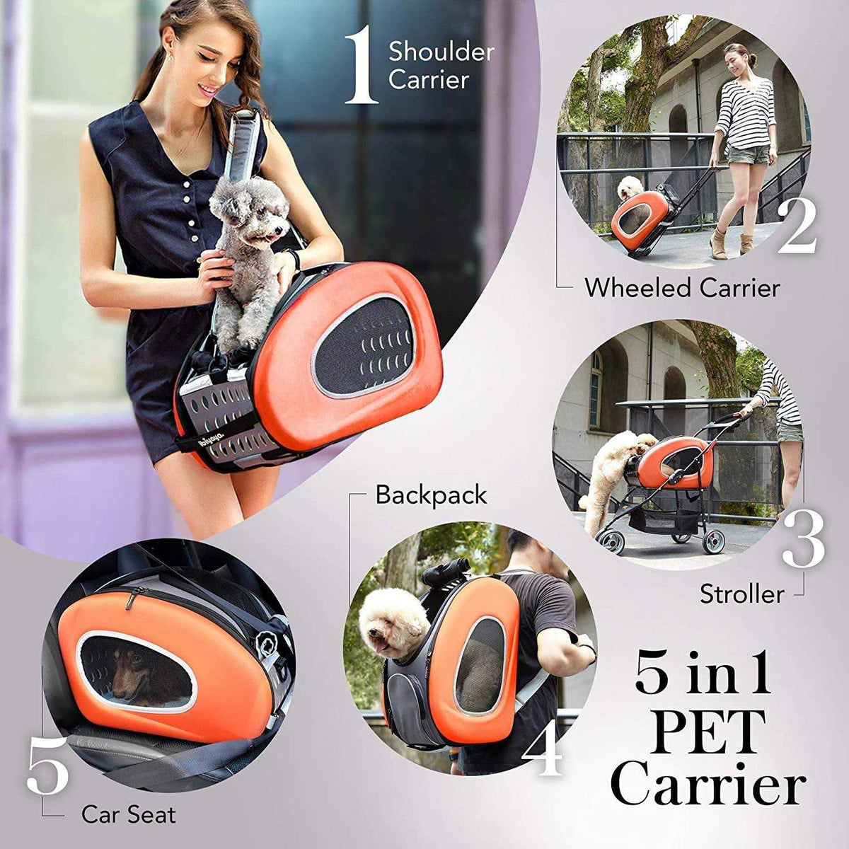 EVA Pet Carrier Stroller C72377