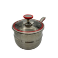 18cm Sauce Pan with Glass Lid M6685