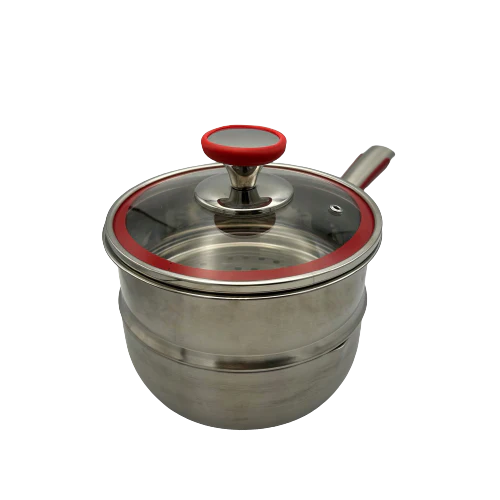 18cm Sauce Pan with Glass Lid M6685