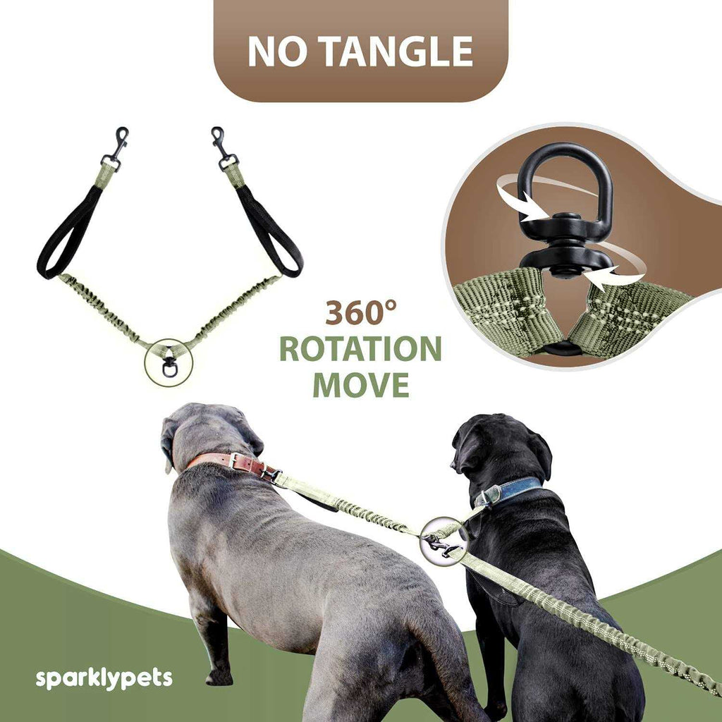 Hands Free Double Dog Leash V35983