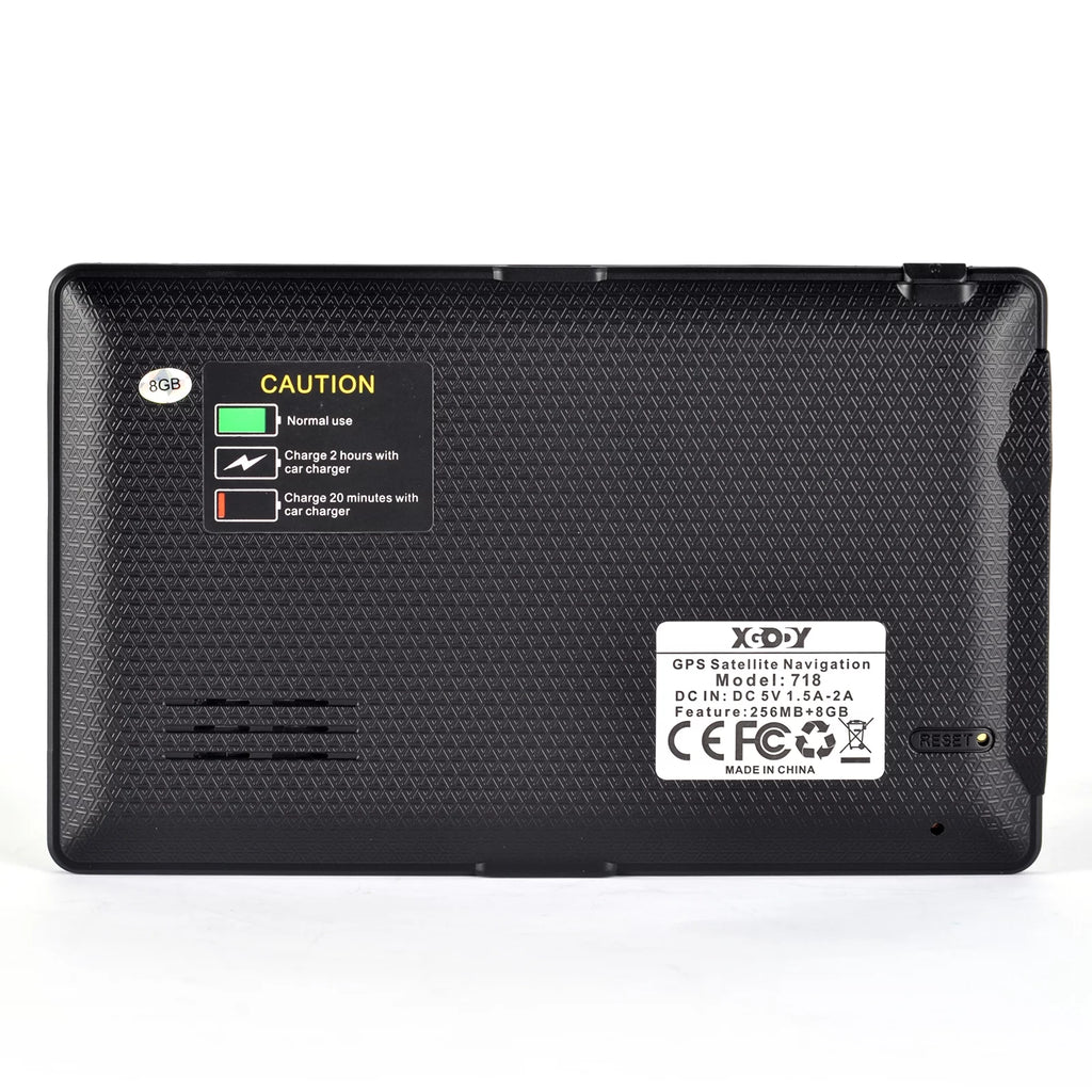 7 inch GPS Navigation with Voice Guidance Speed Camera Warning V269
