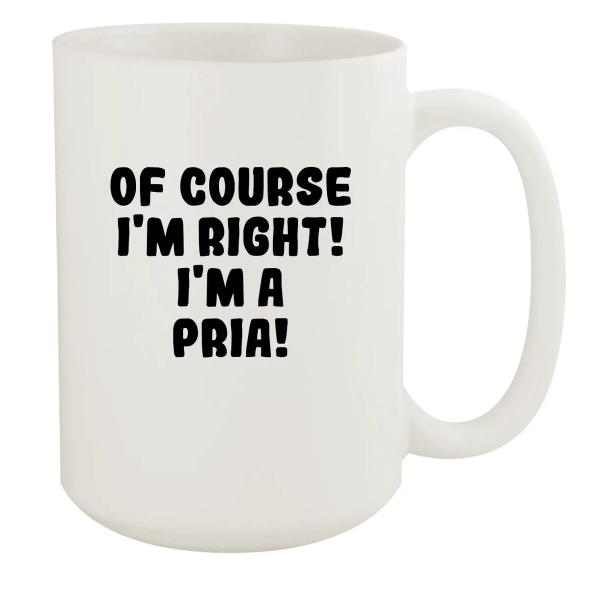 White Ceramic 15oz Mug B7349